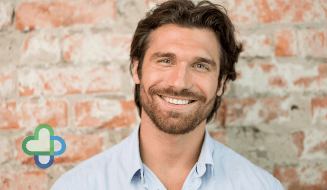 man with hair regrowth - buy cheap hair loss treatment online