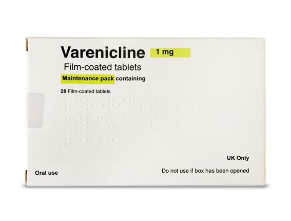 Varenicline box